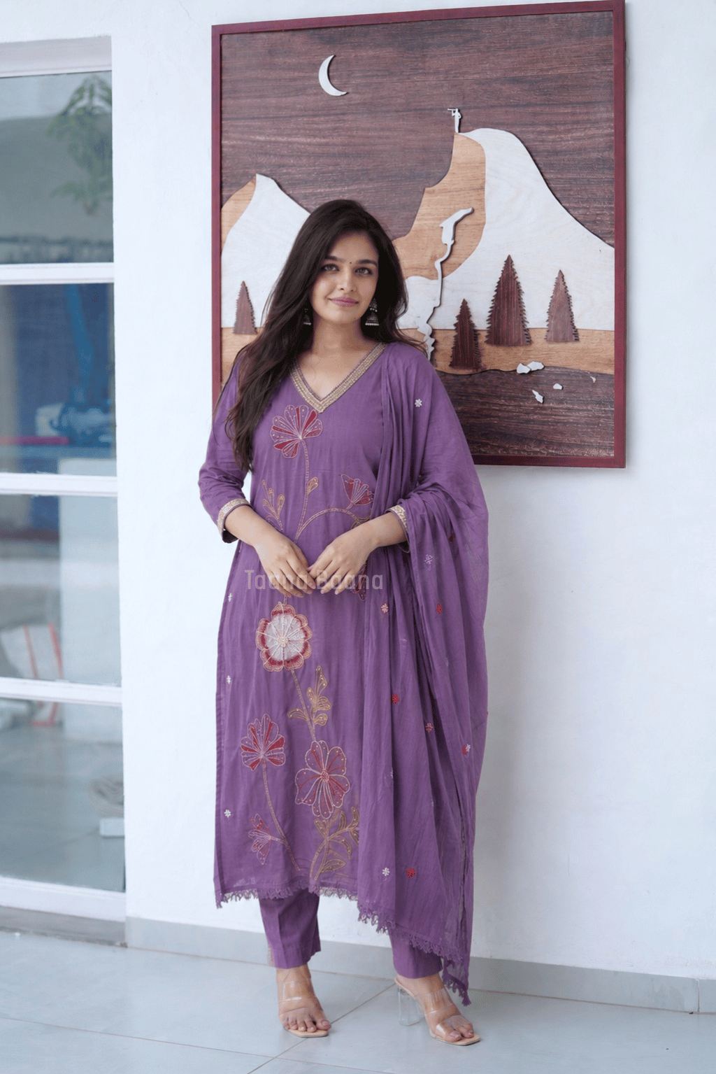 Dupatta Pant Set