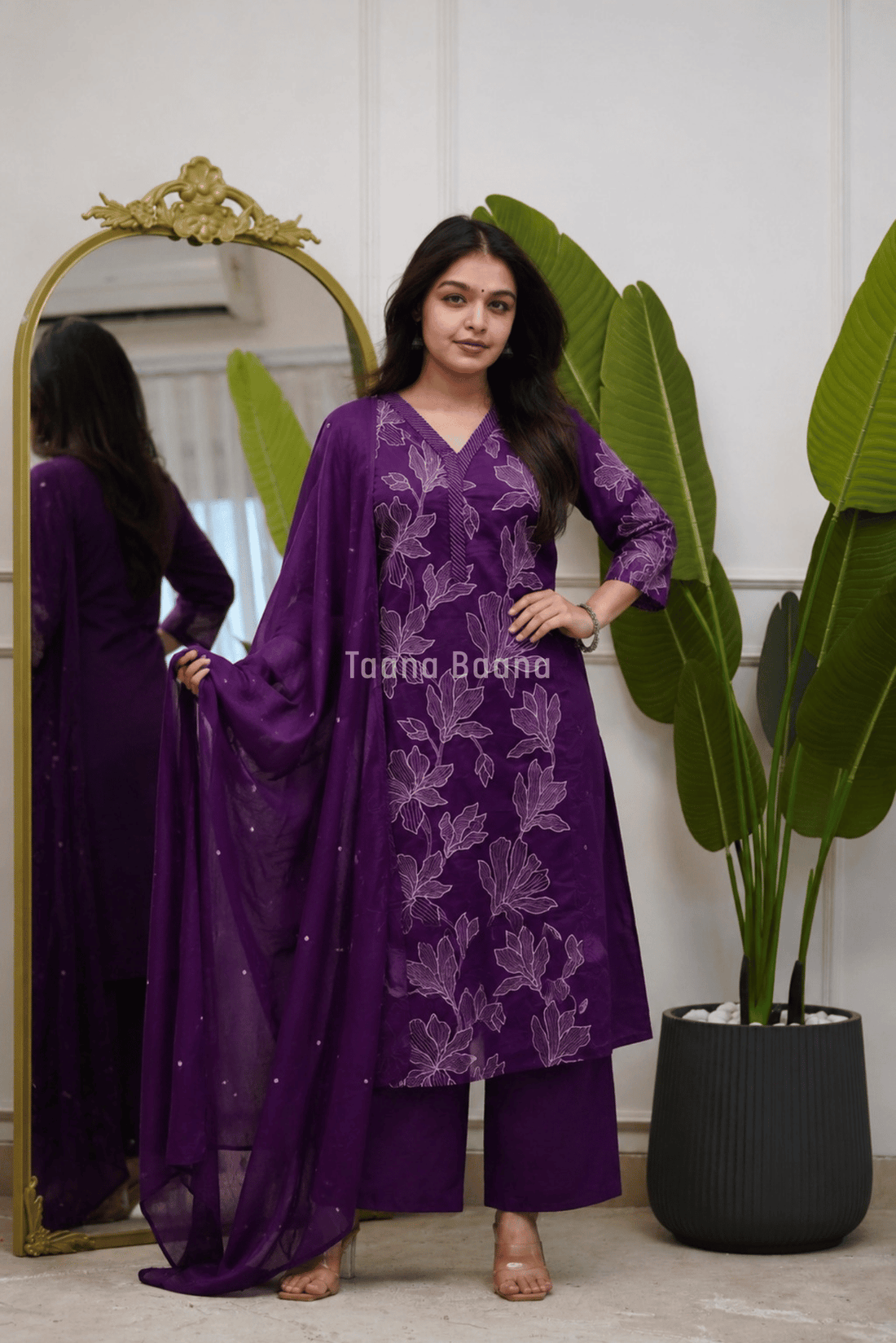 Dupatta Pant Set
