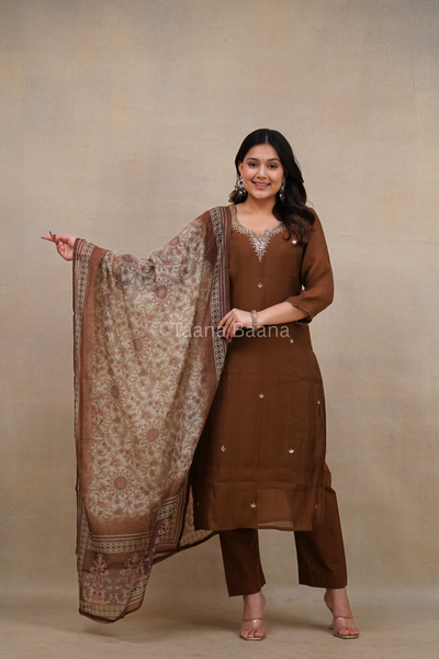 Dupatta Pant Set