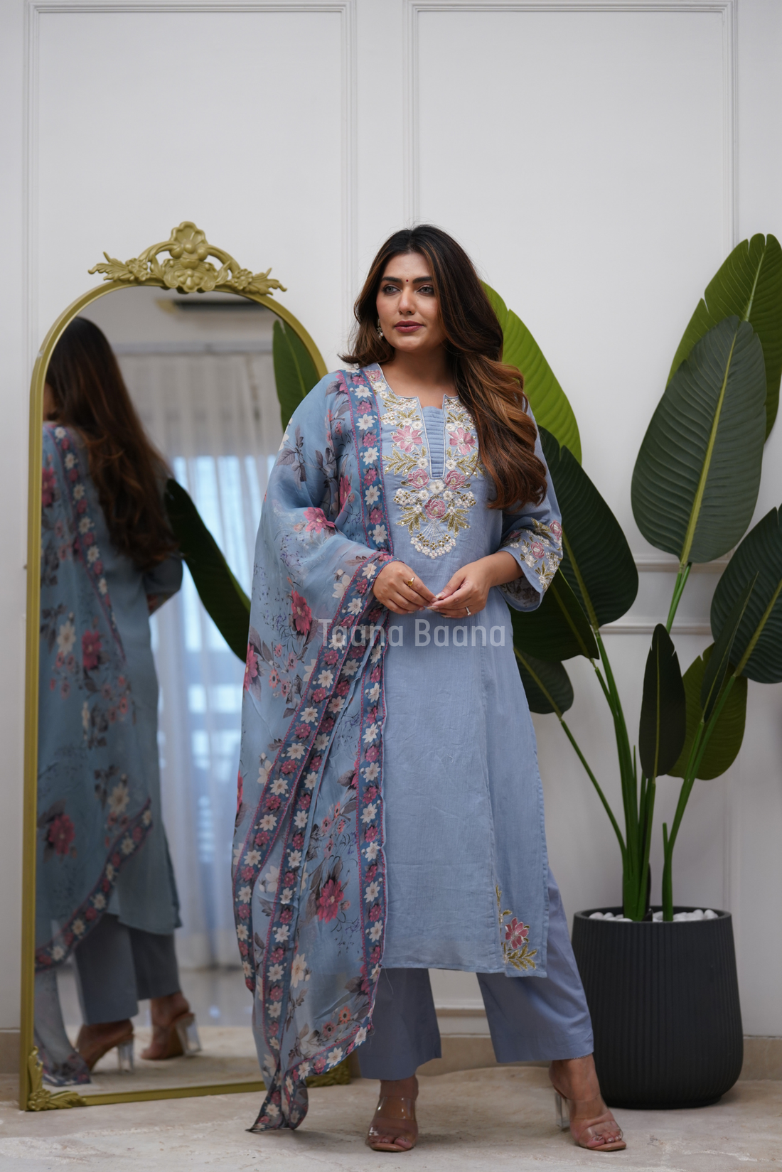 Dupatta Pant Set