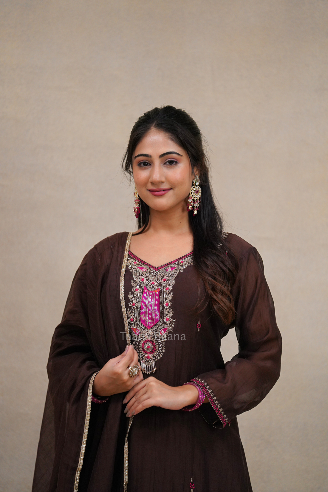 Dupatta Pant Set
