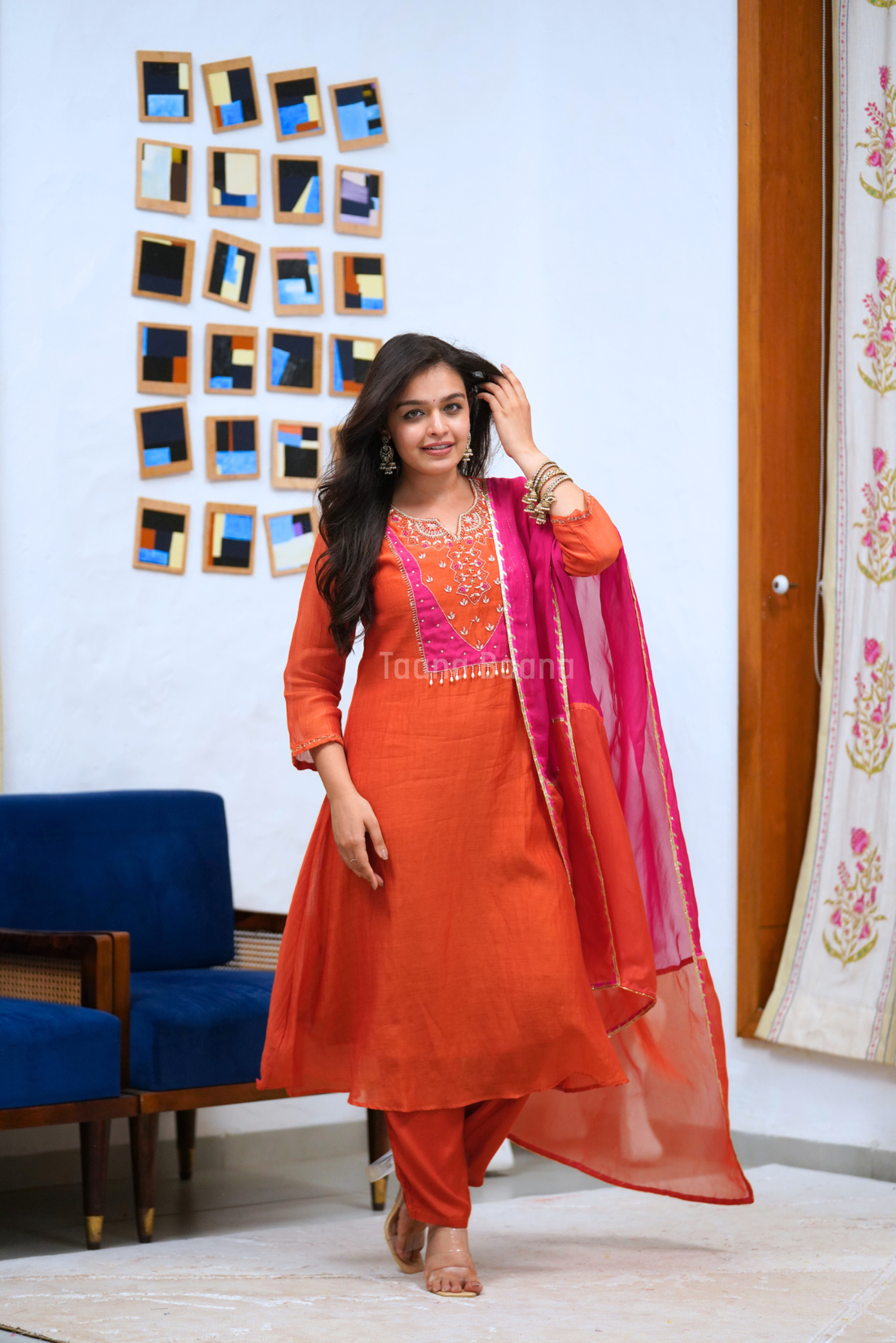 Dupatta Pant Set