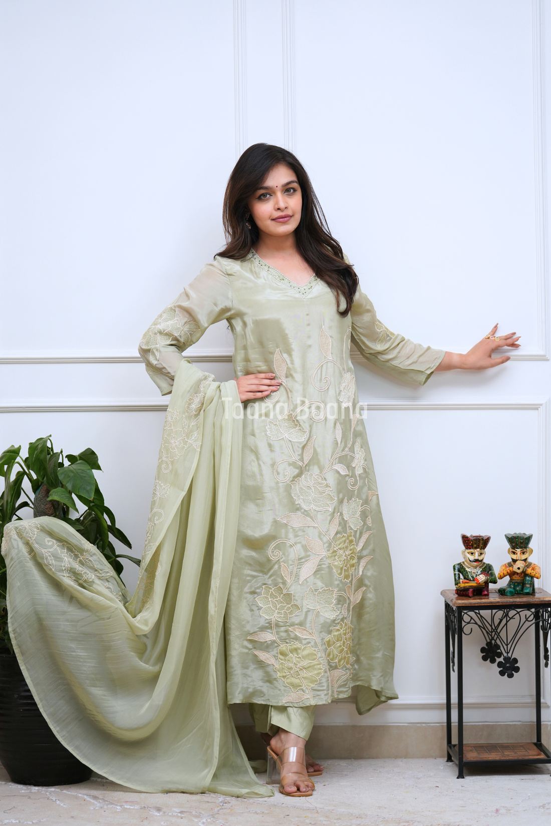 Dupatta Pant Set