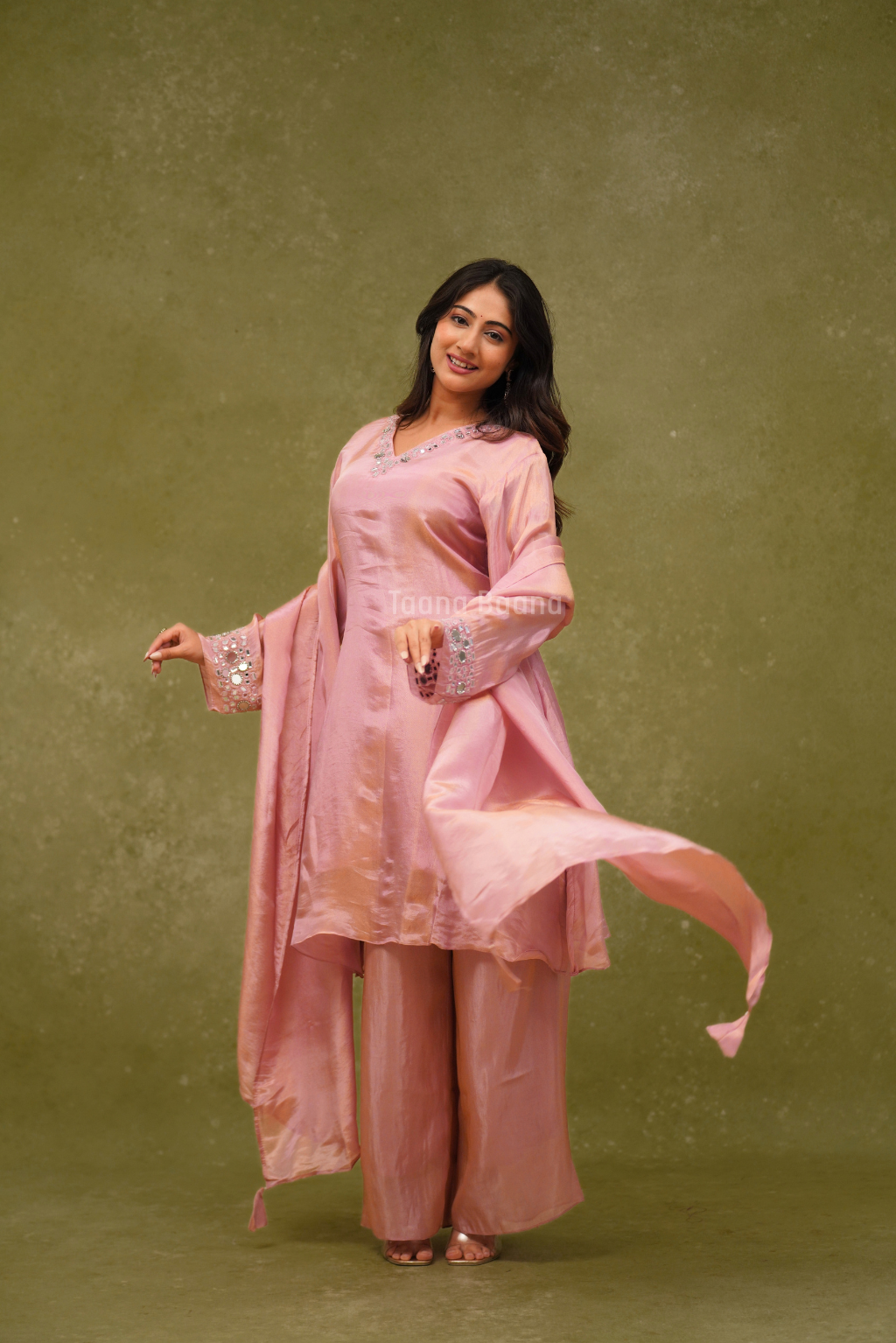 Dupatta Plazo Set