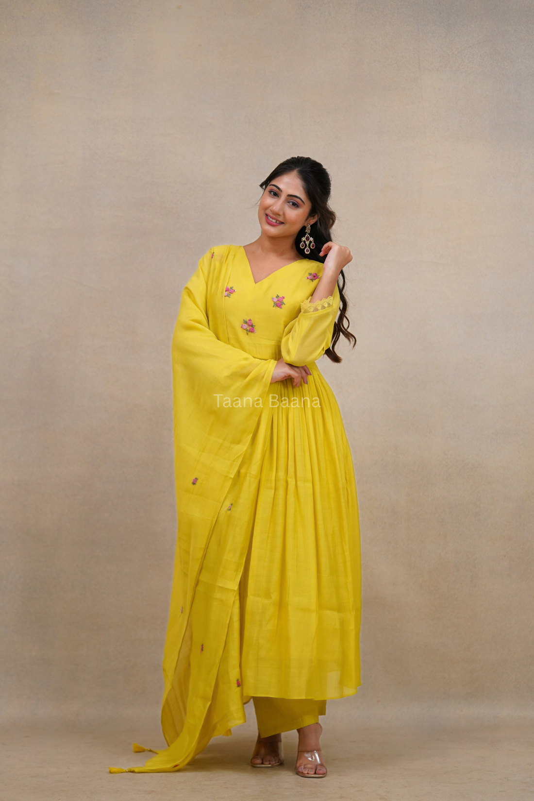 Anarkali Dupatta Set