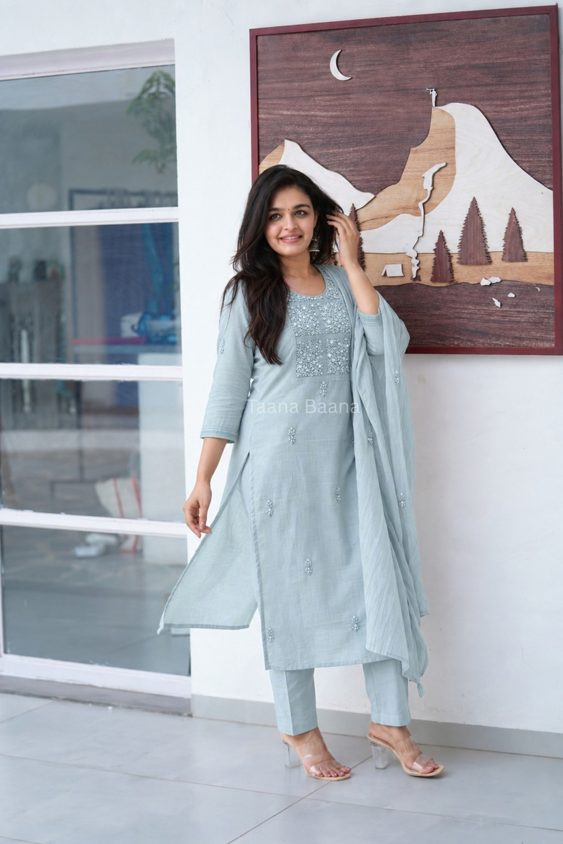 Dupatta Pant Set