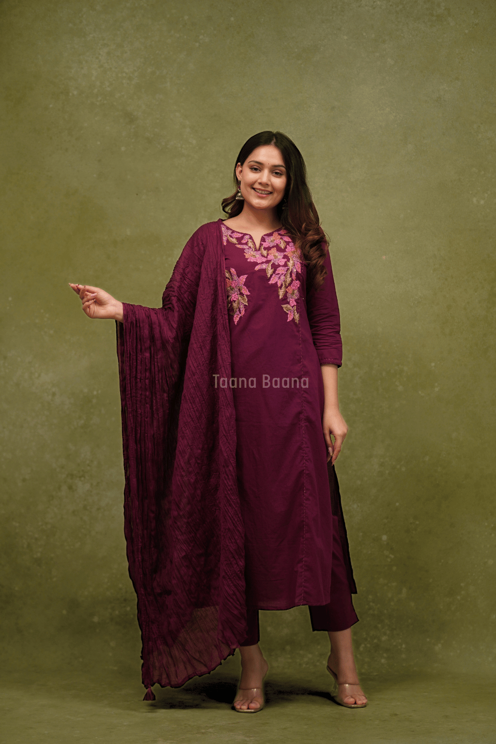 Dupatta Pant Set