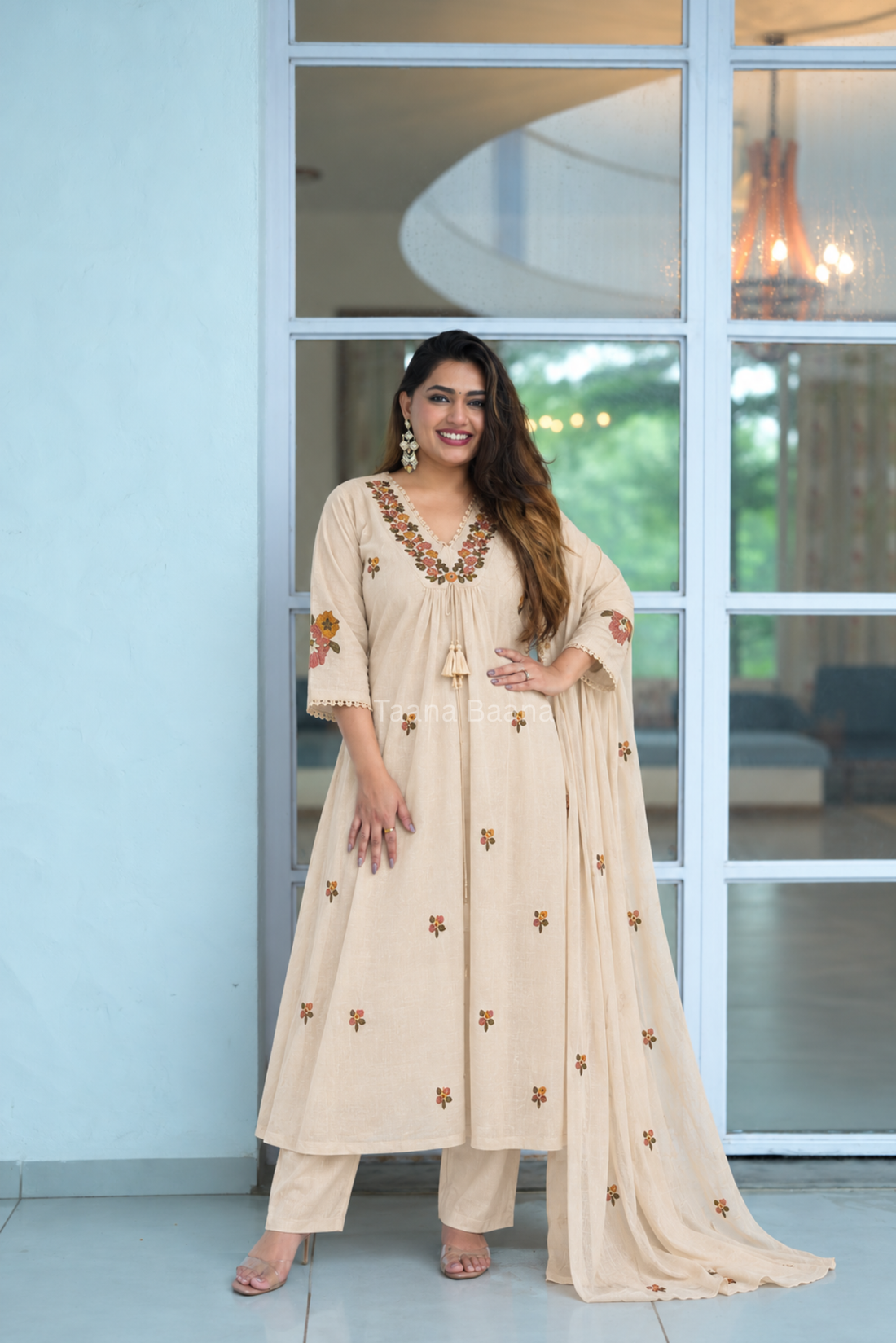 Anarkali Dupatta Set