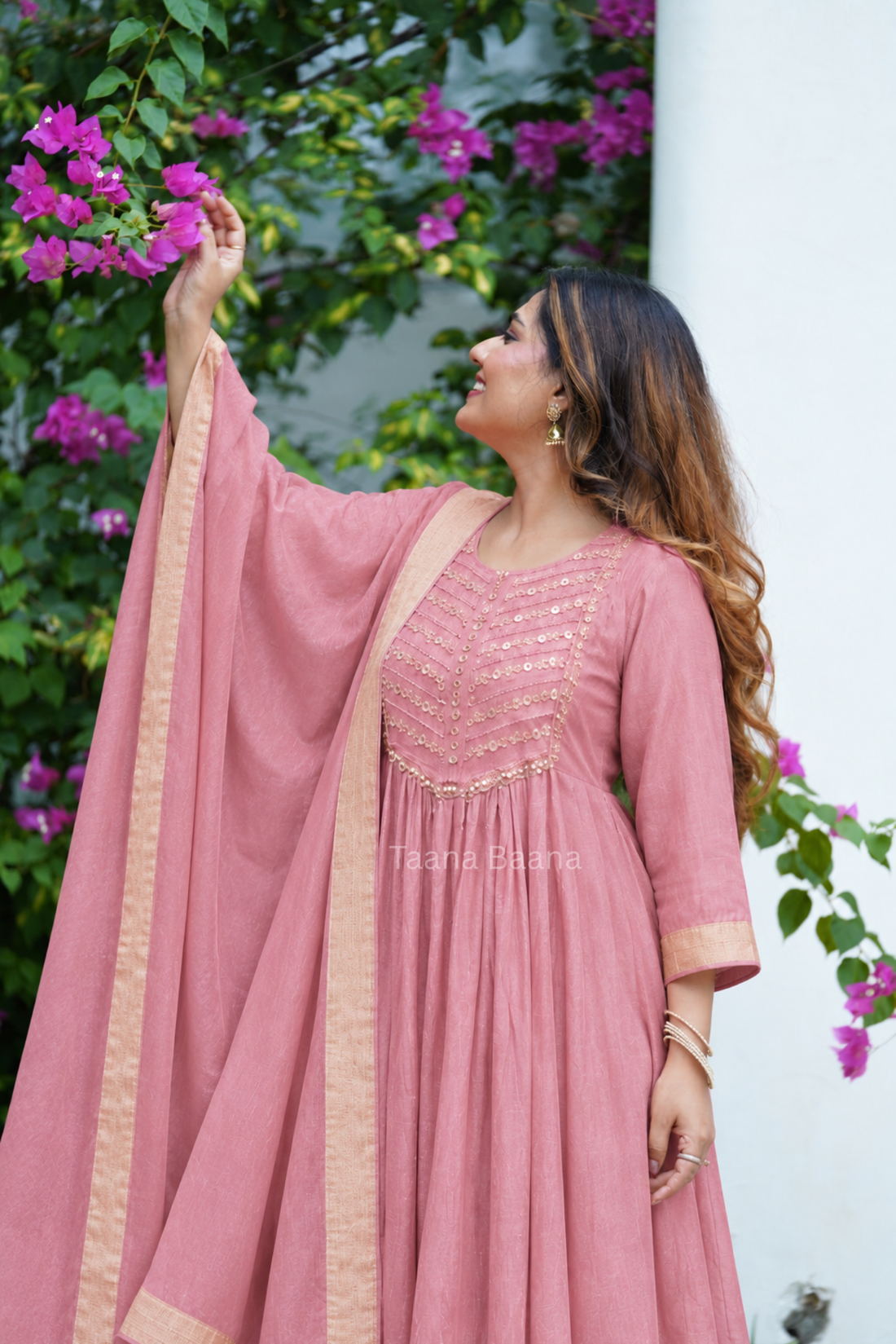 Anarkali Dupatta Set