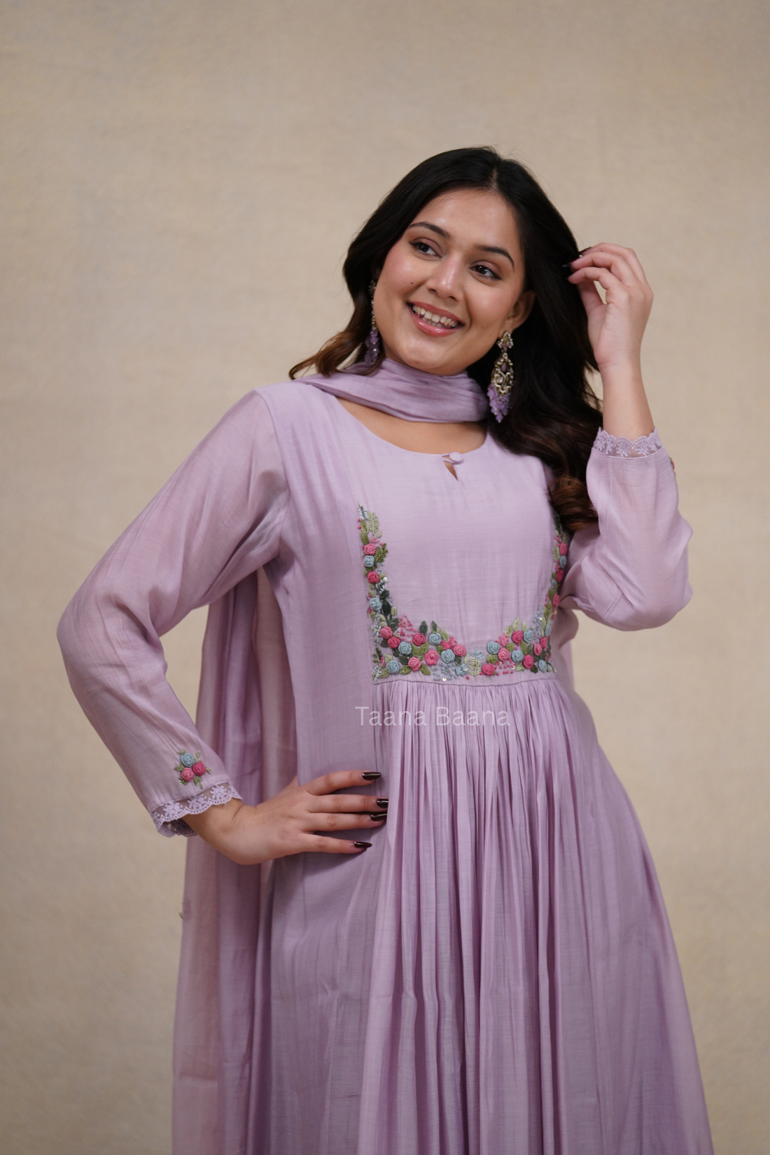 Anarkali Dupatta Set