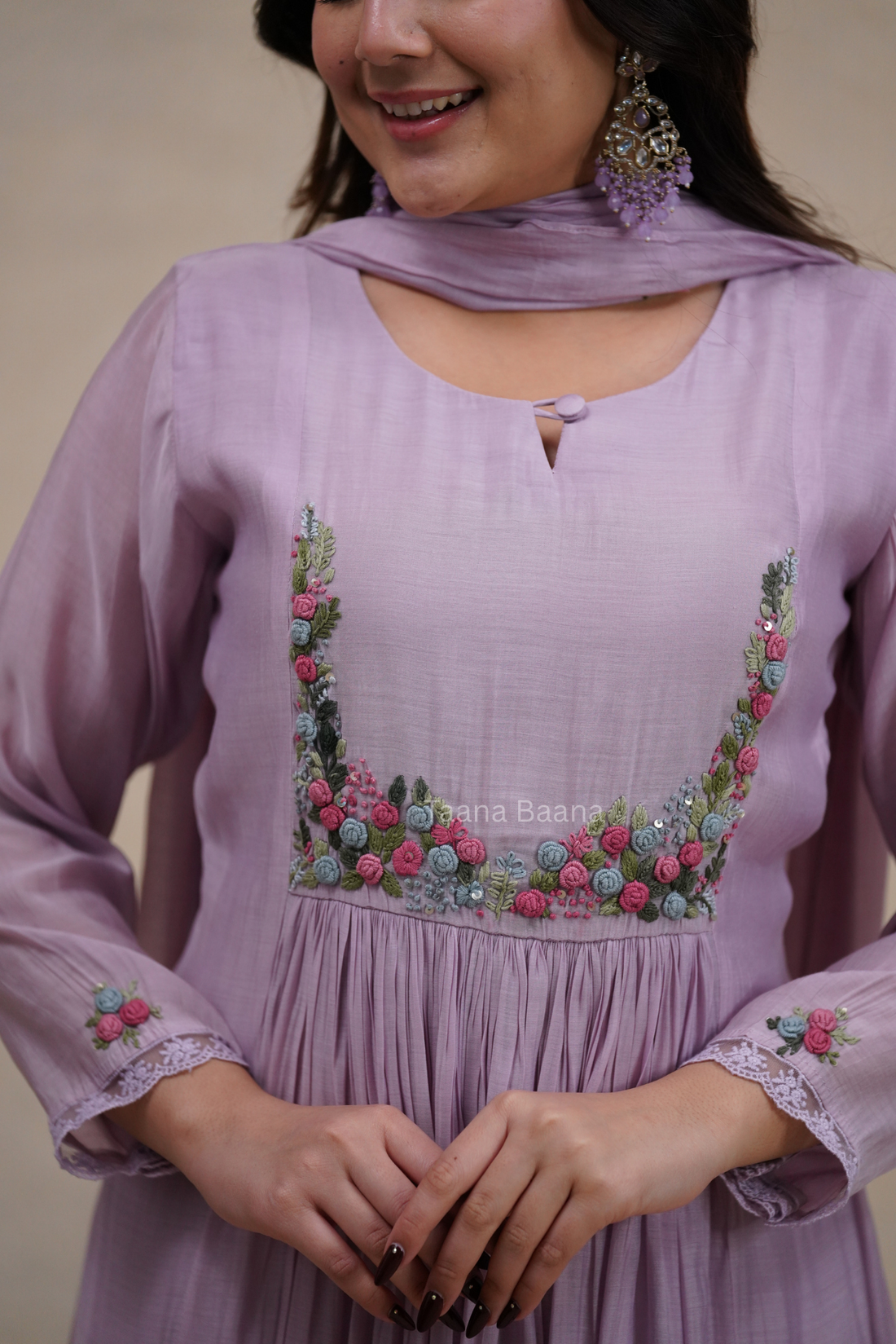 Anarkali Dupatta Set