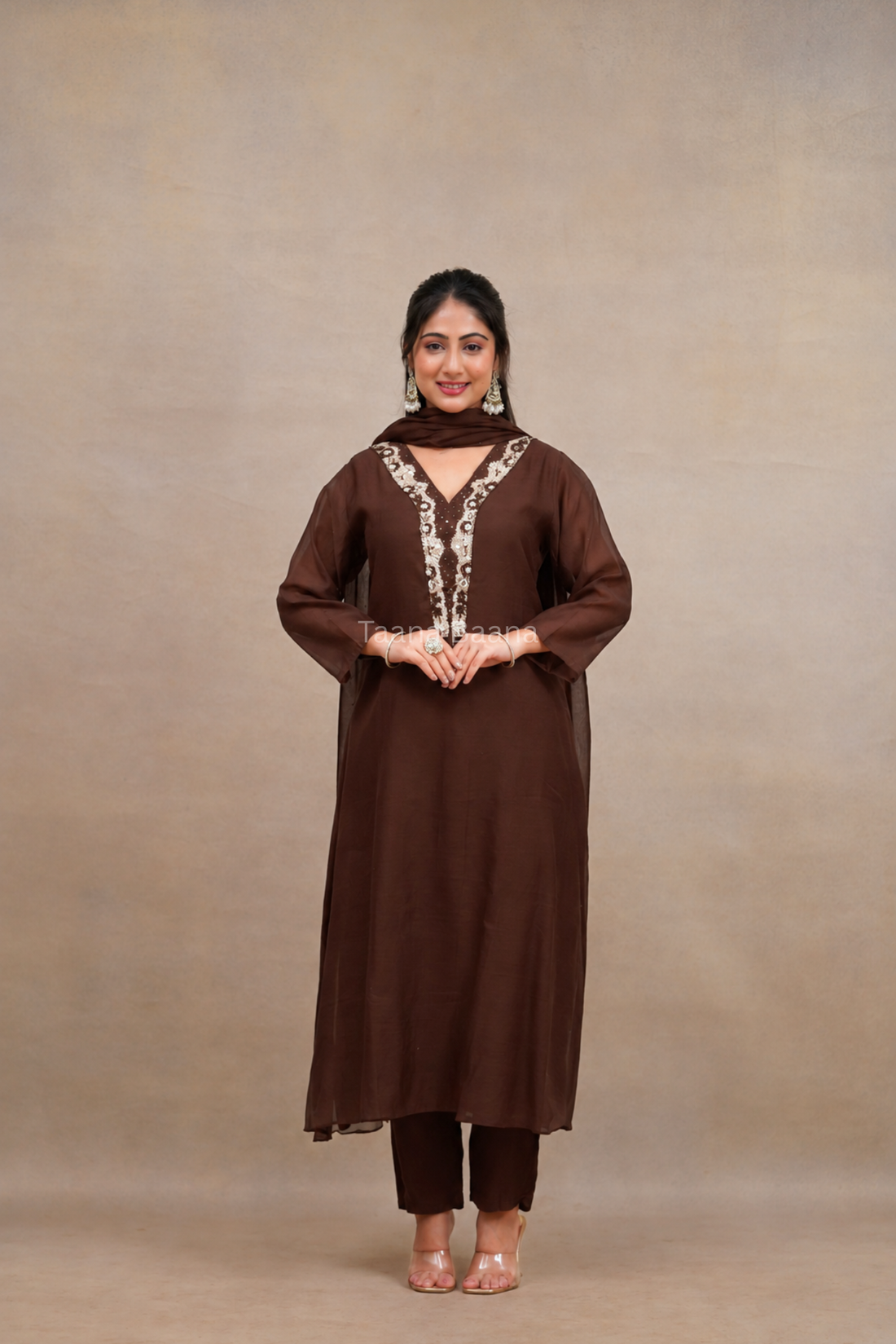Dupatta Pant Set