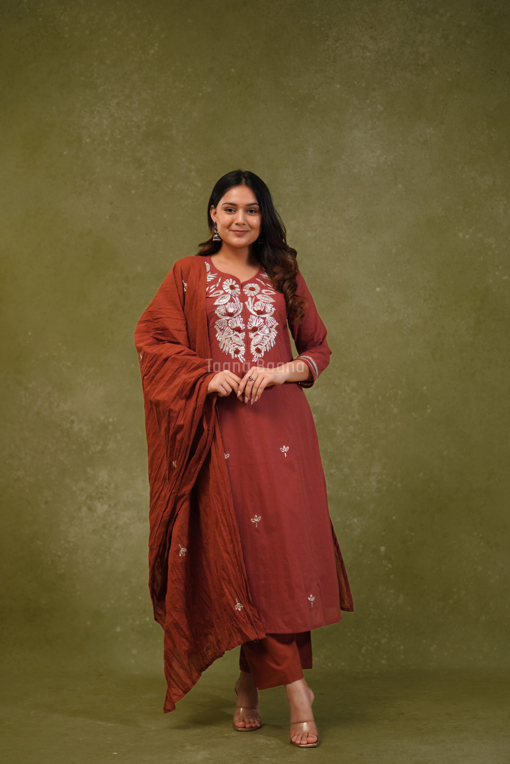 Dupatta Pant Set