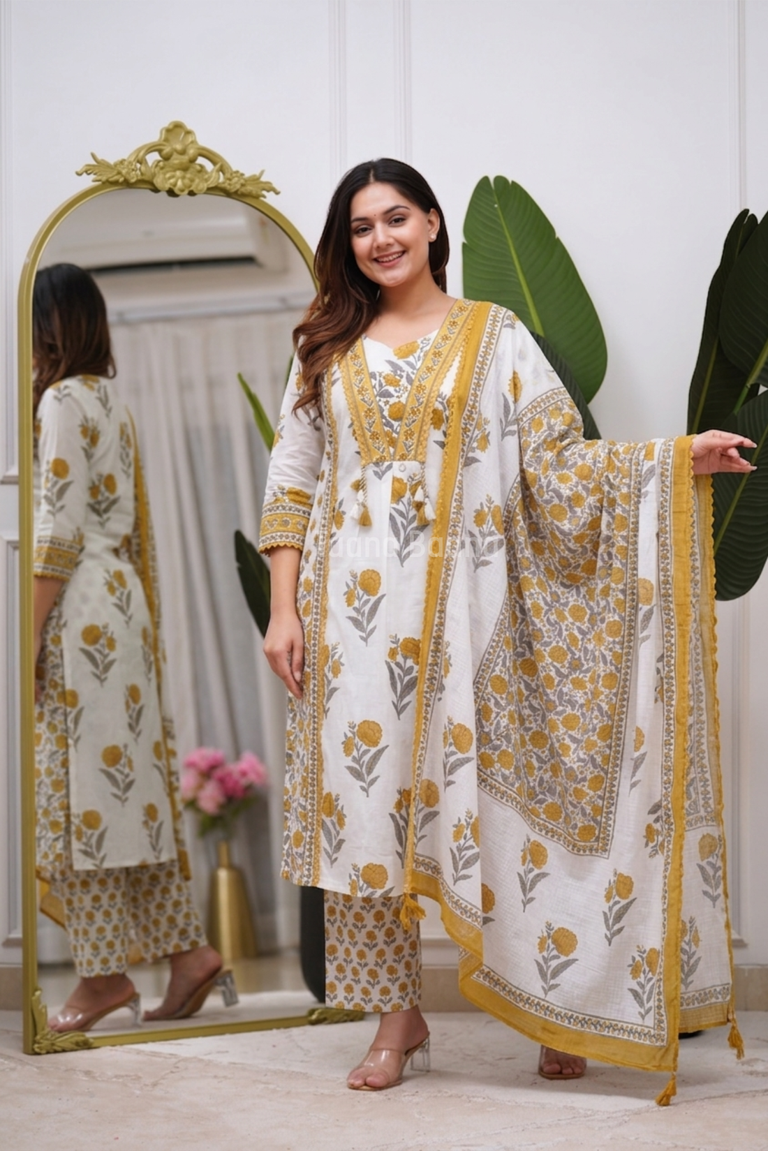 Dupatta Pant Set