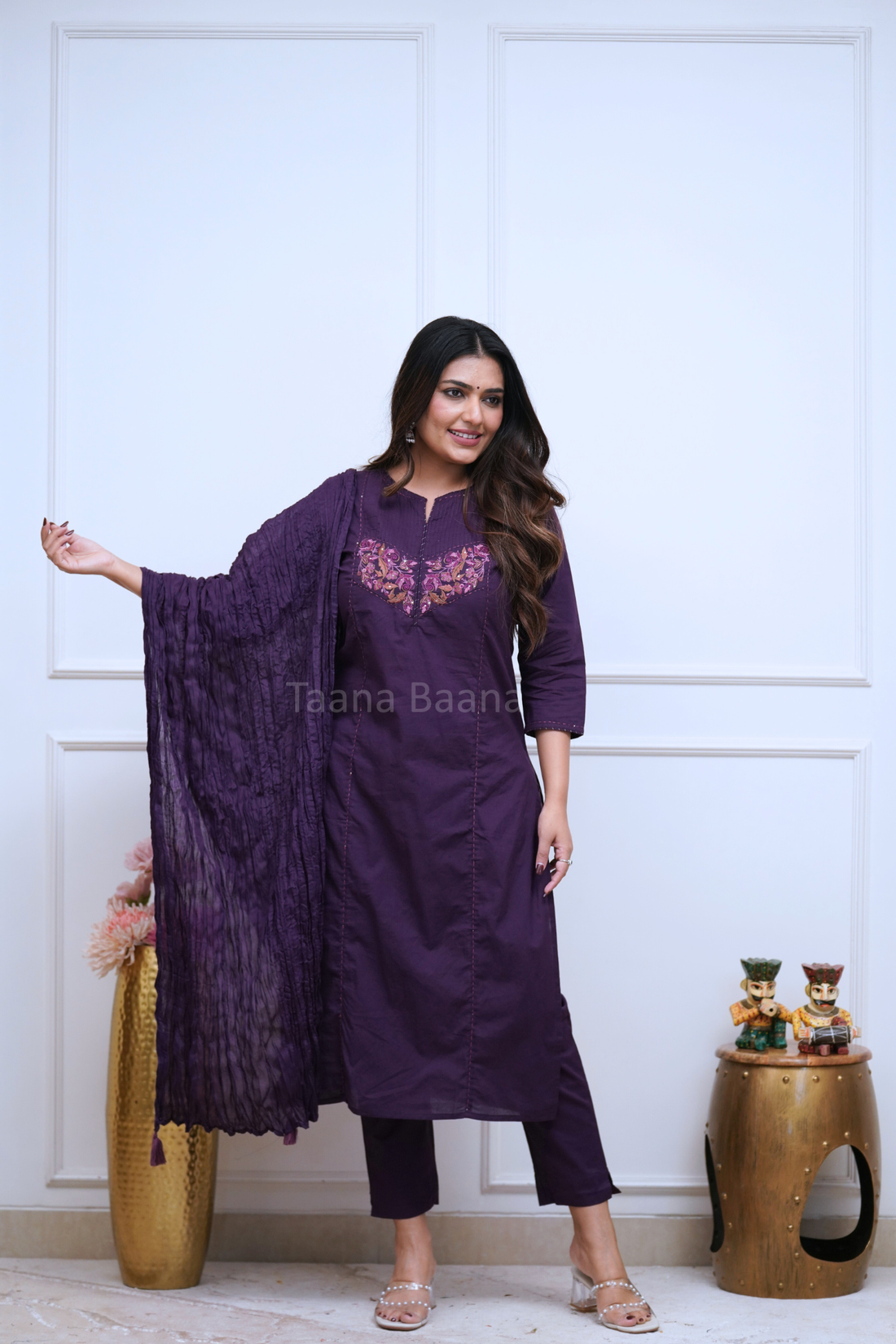 Dupatta Pant Set