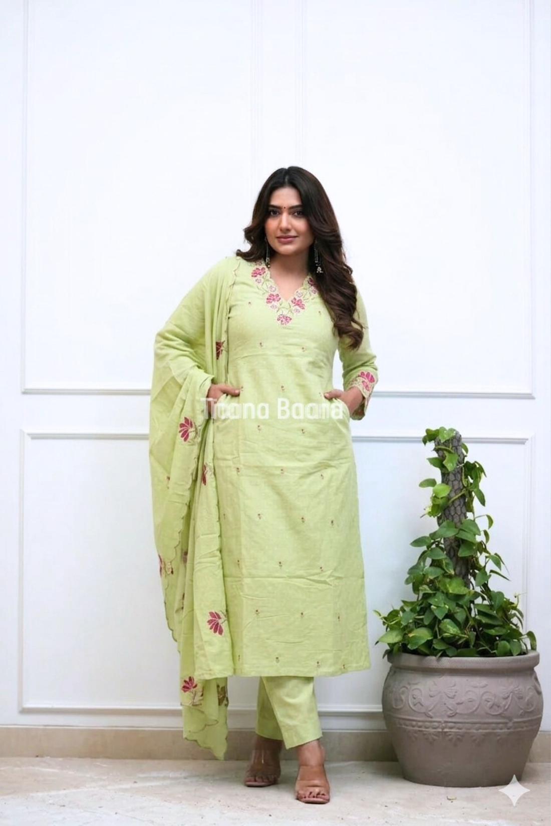 Dupatta Pant Set