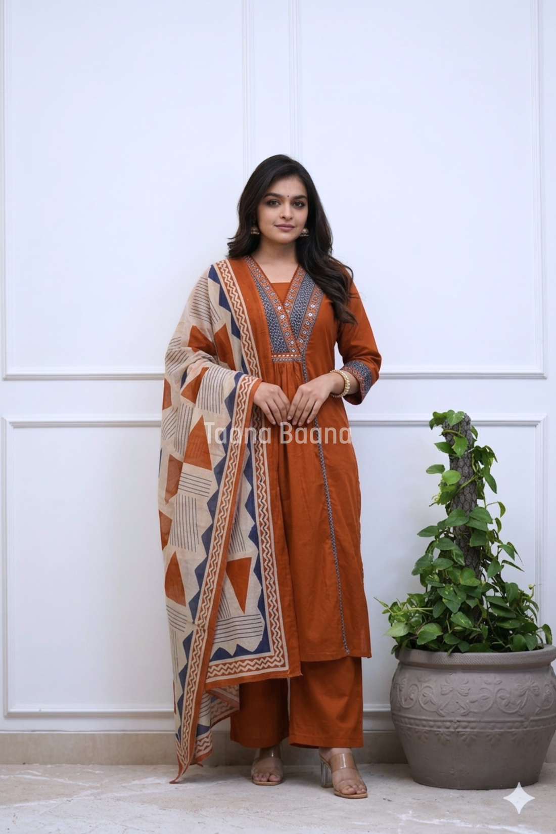 Dupatta Pant Set