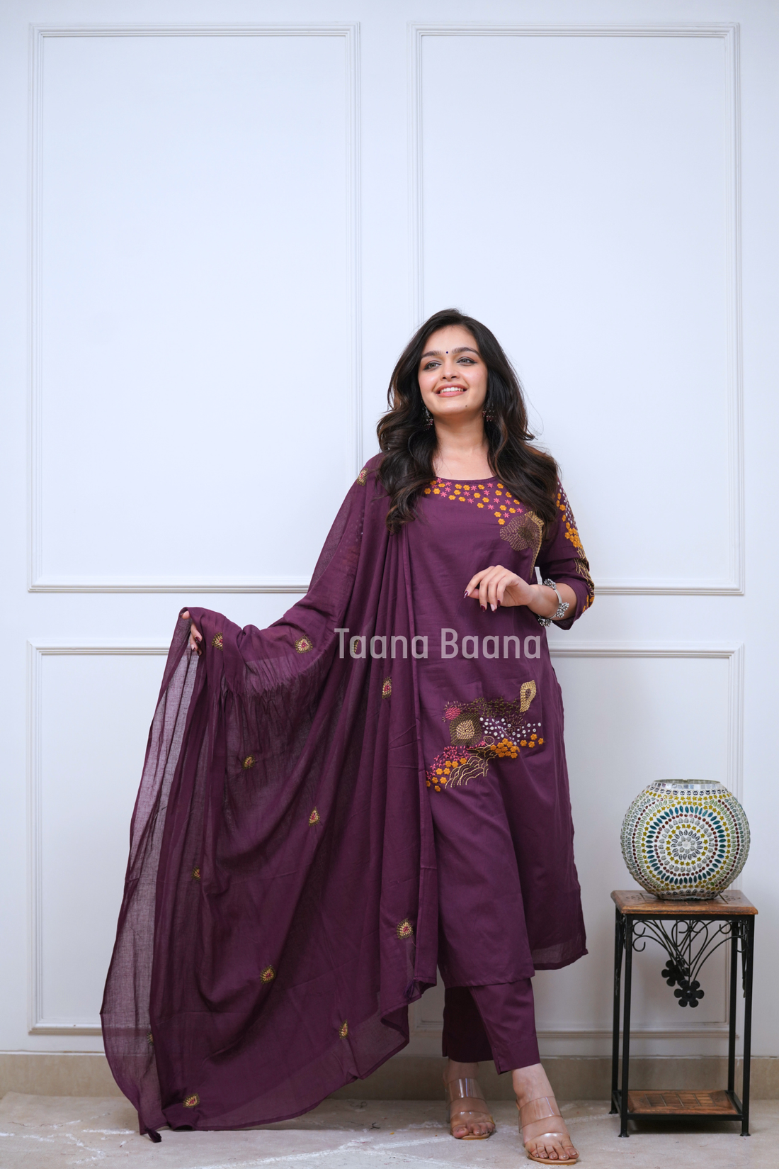 Dupatta Pant Set