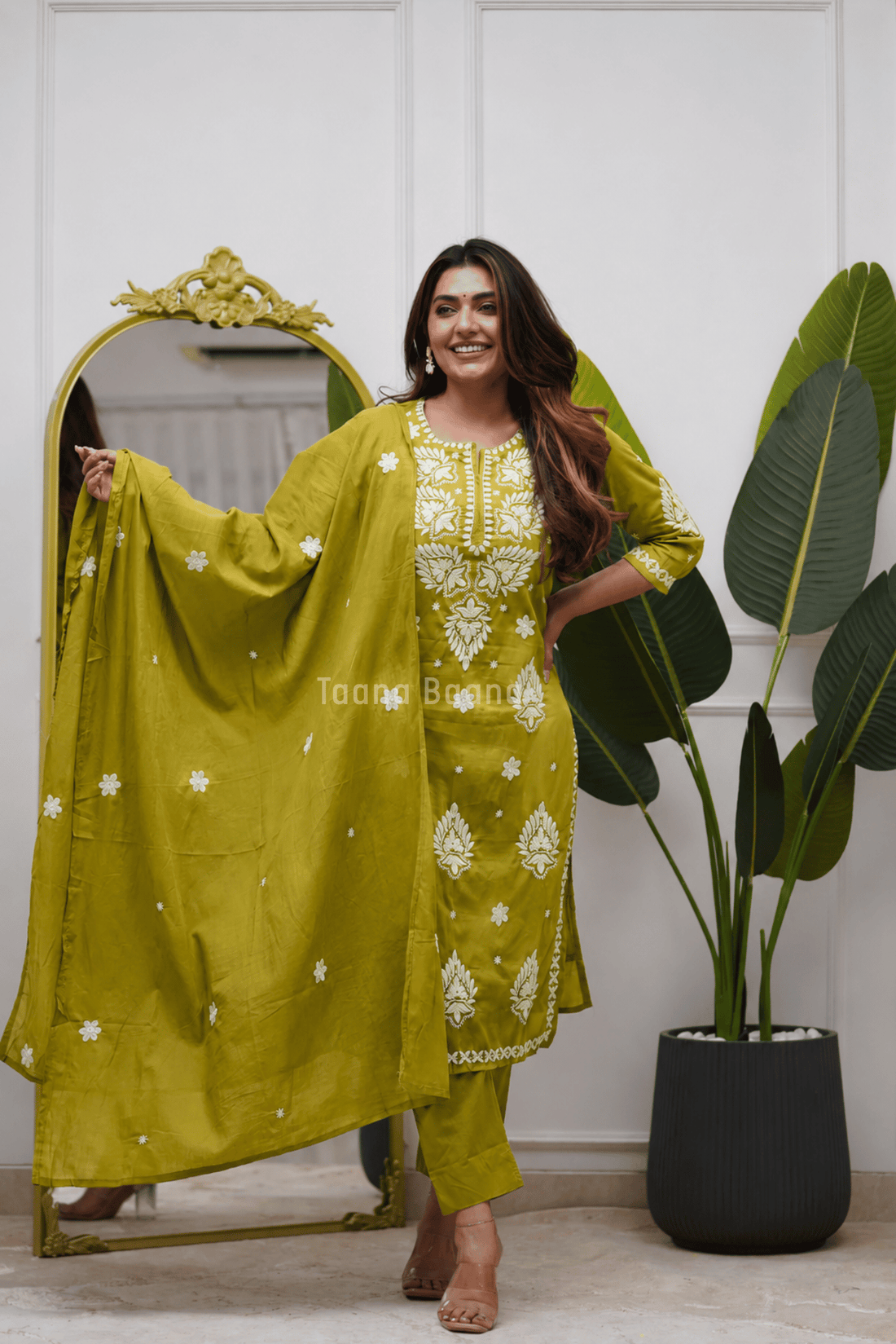 Dupatta Pant Set