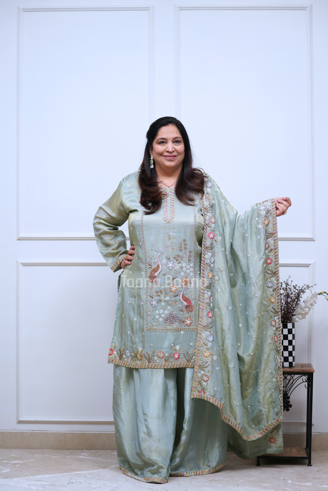 Dupatta Plazo Set