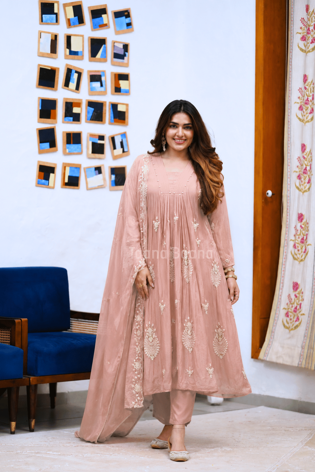 Dupatta Pant Set