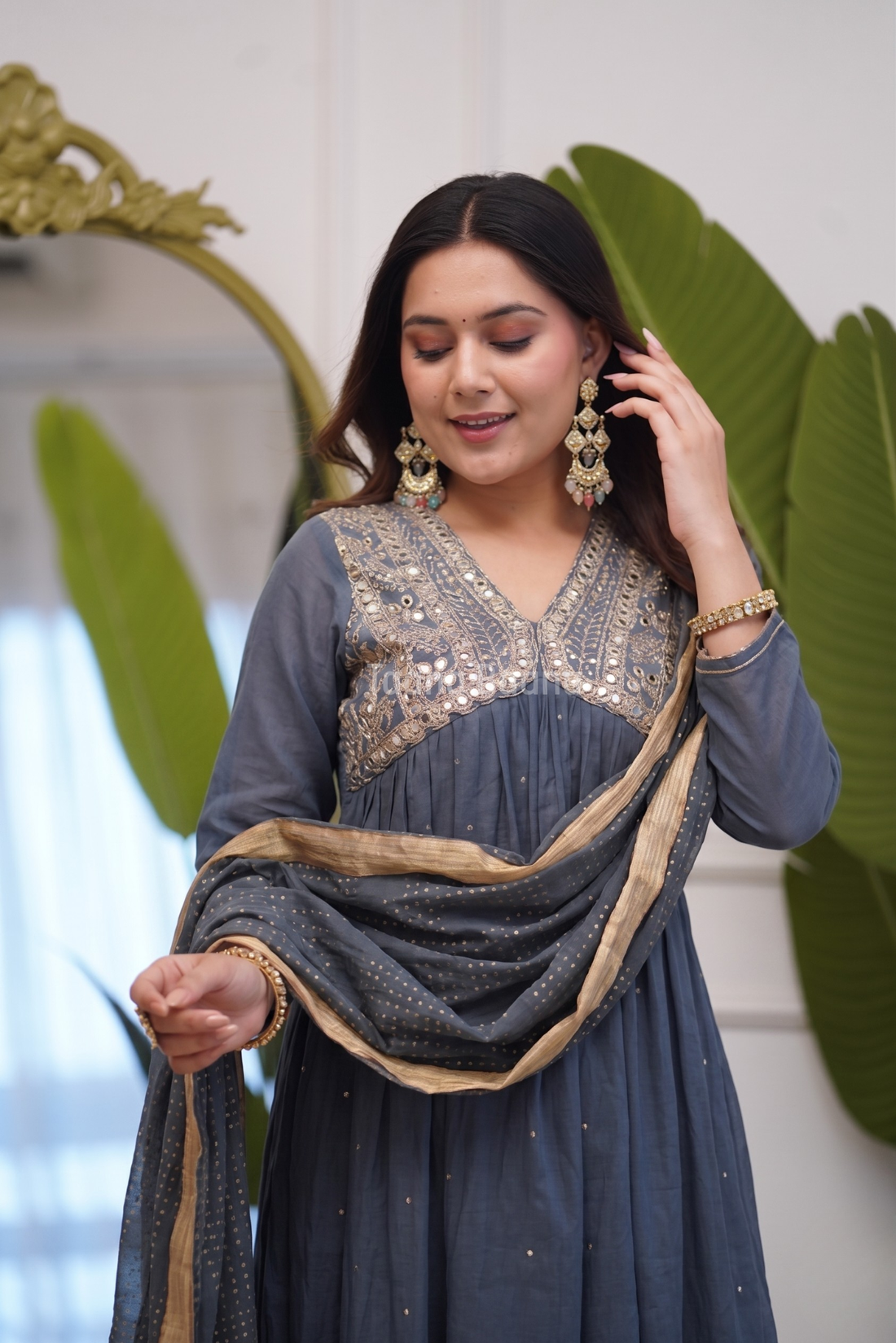 Dupatta Pant Set
