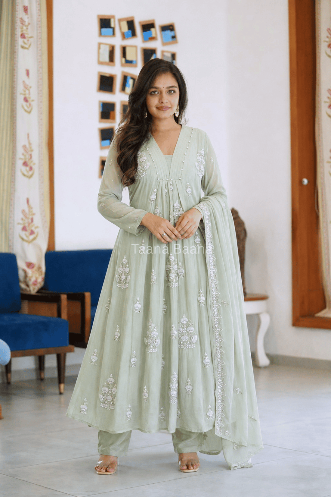 Dupatta Pant Set