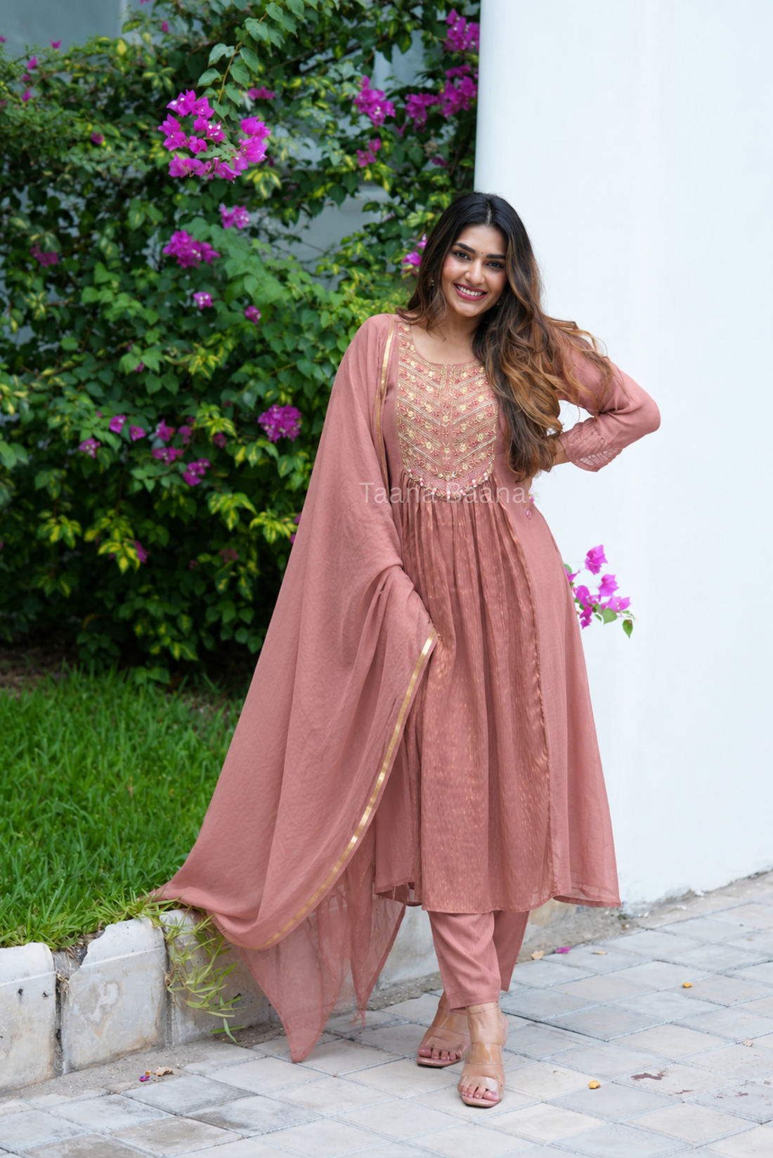 Anarkali Dupatta Set
