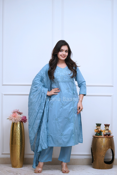 Dupatta Pant Set