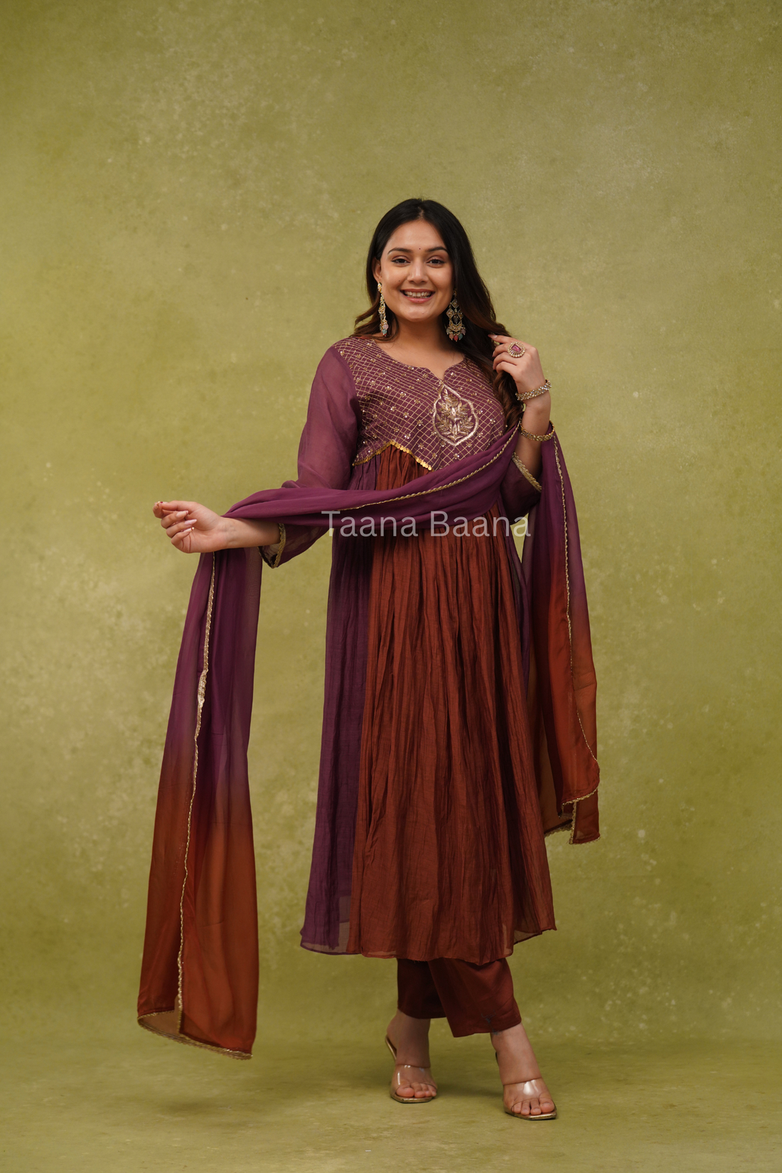 Dupatta Pant Set