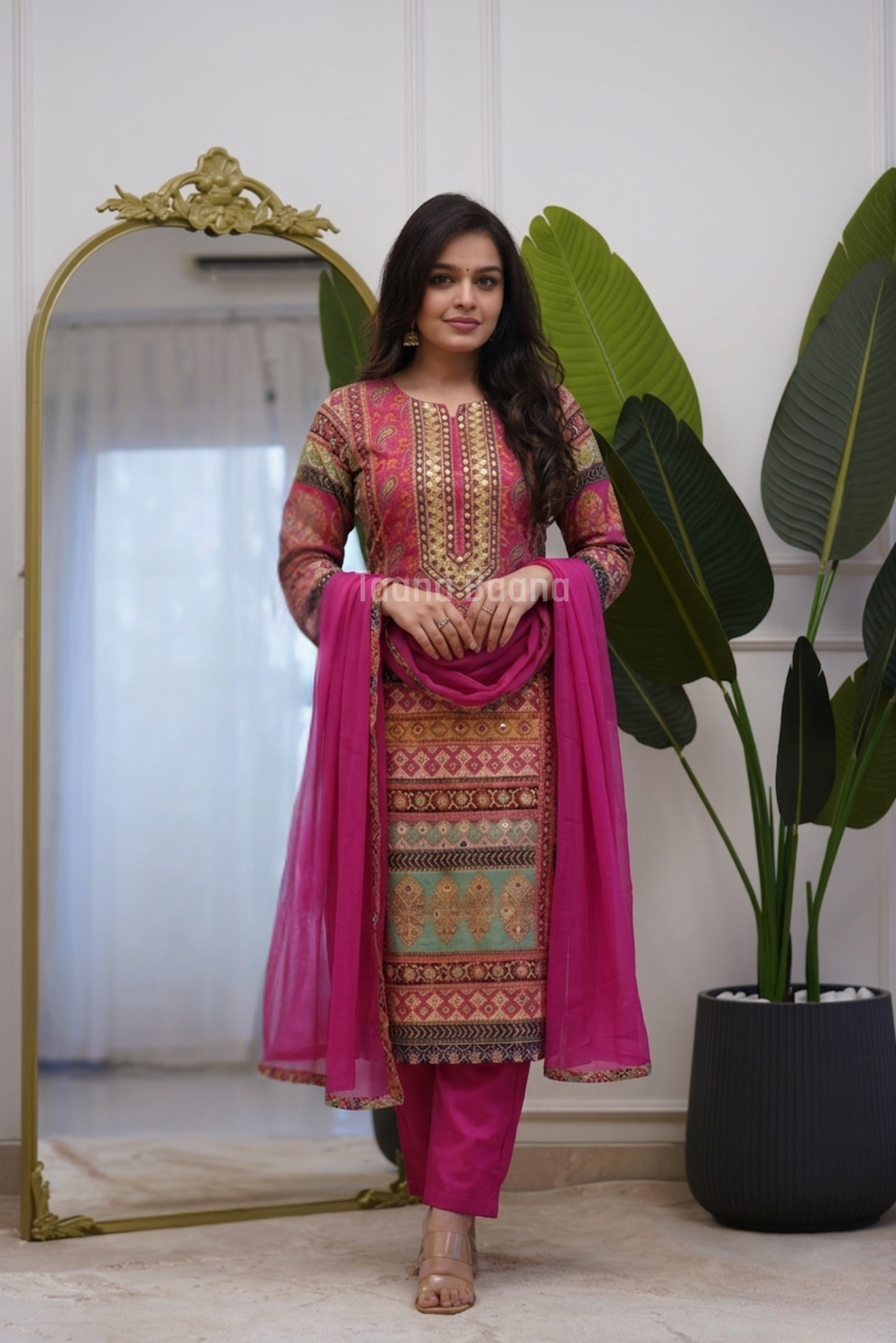 Dupatta Pant Set