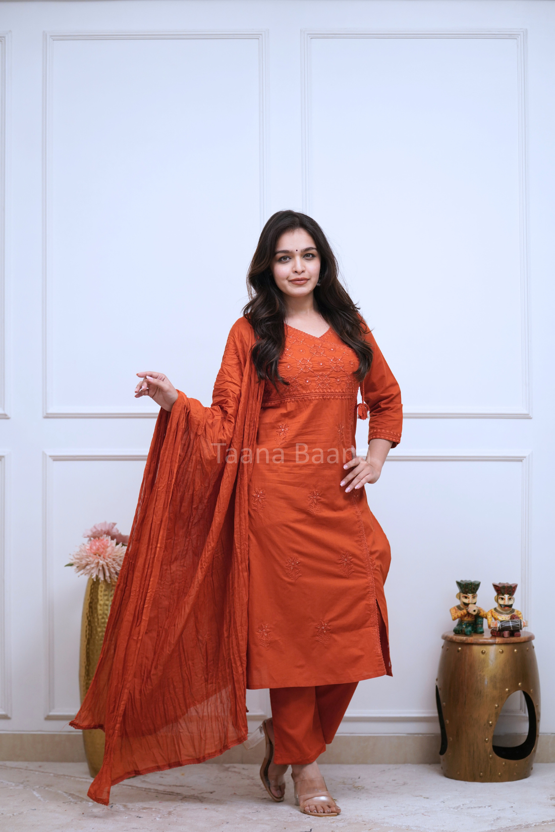 Dupatta Pant Set