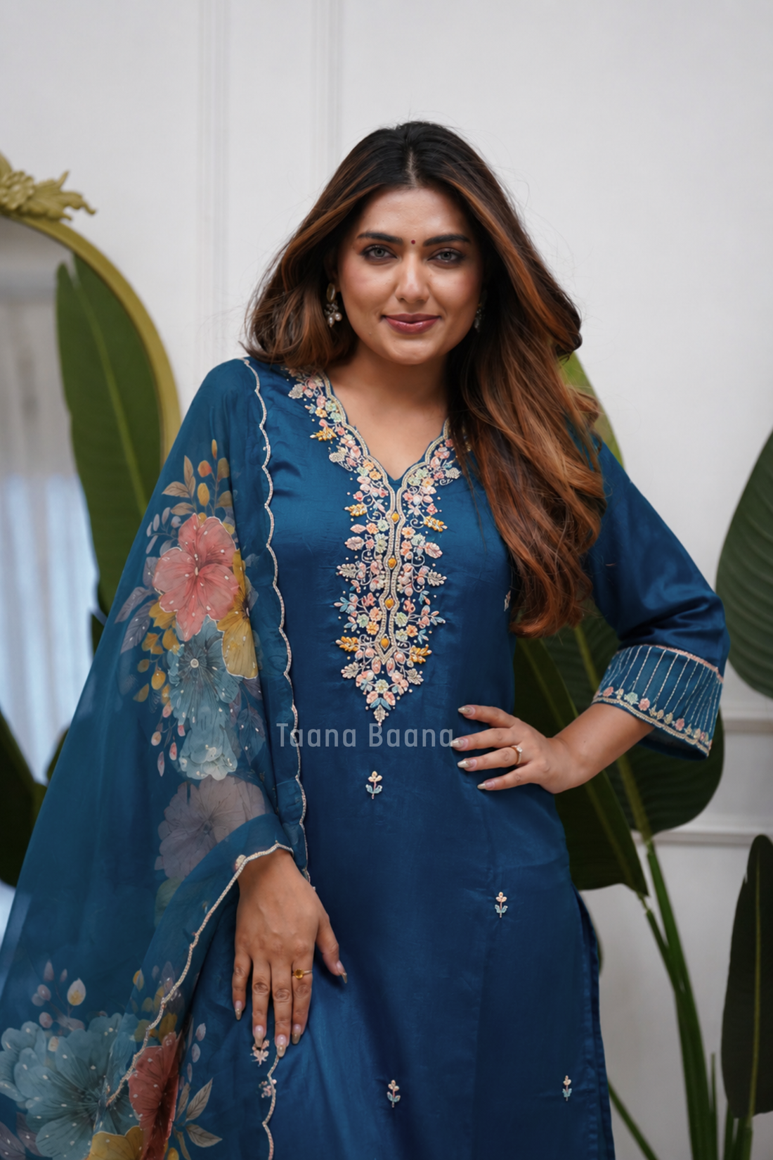 Dupatta Pant Set