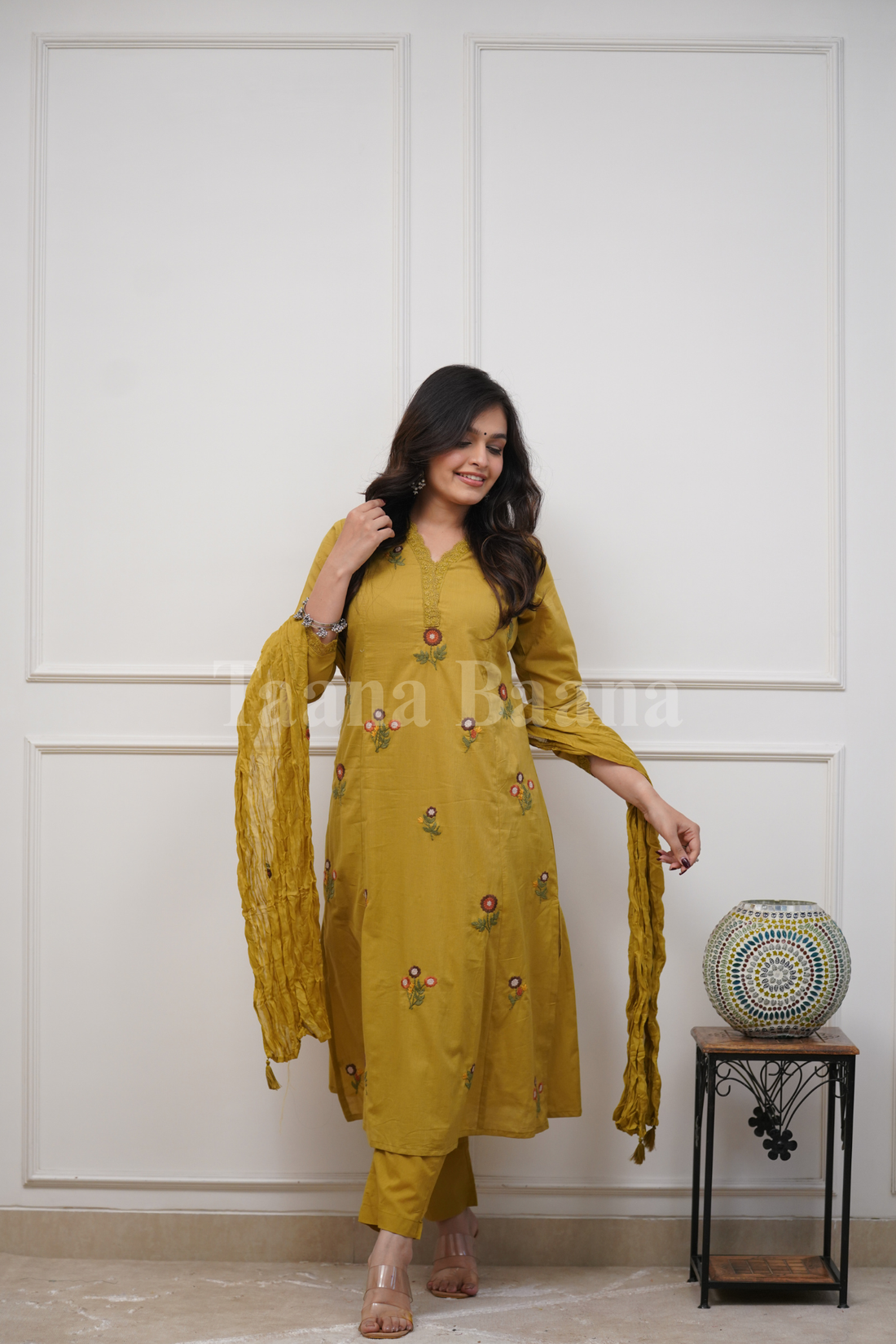 Dupatta Pant Set