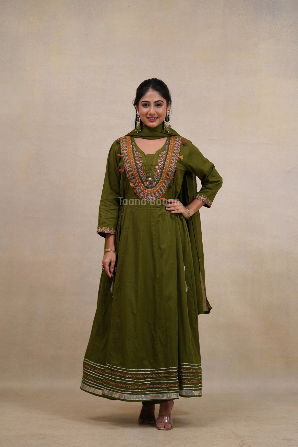 Anarkali Dupatta Set