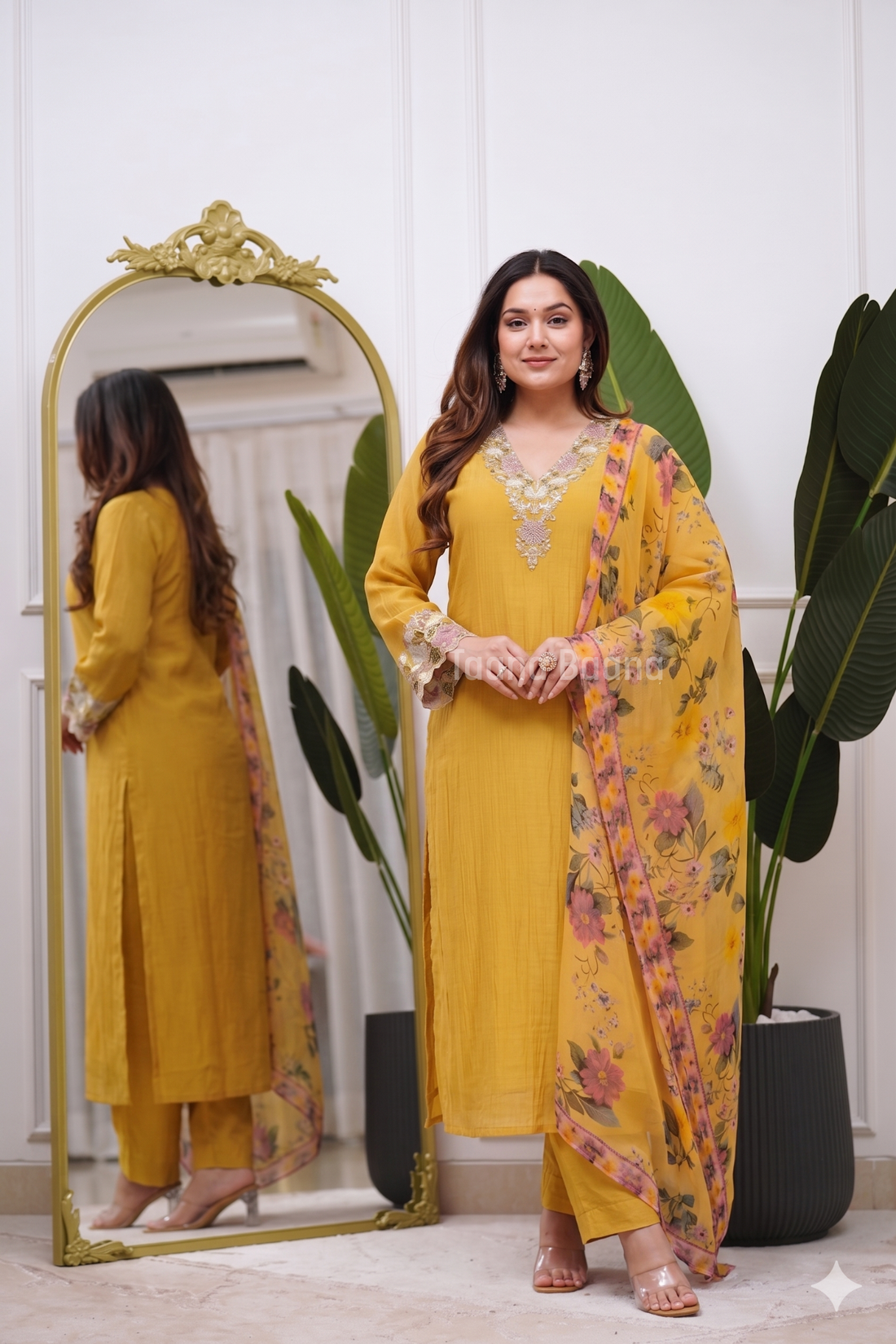 Dupatta Pant Set