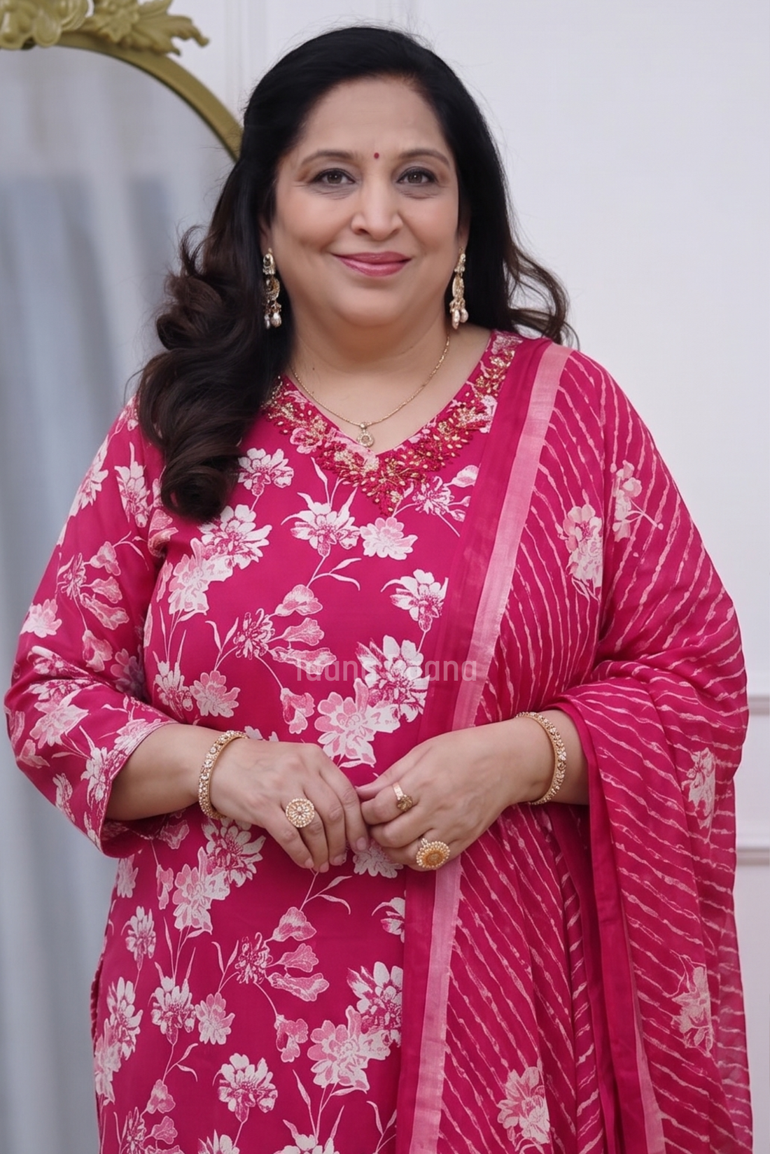 Dupatta Pant Set