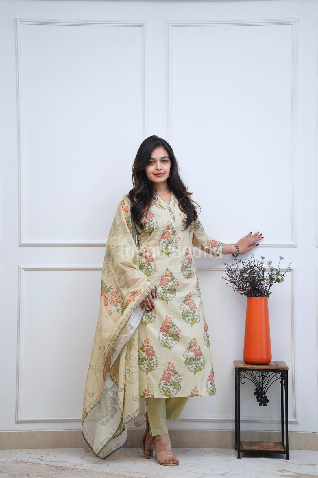 Dupatta Pant Set