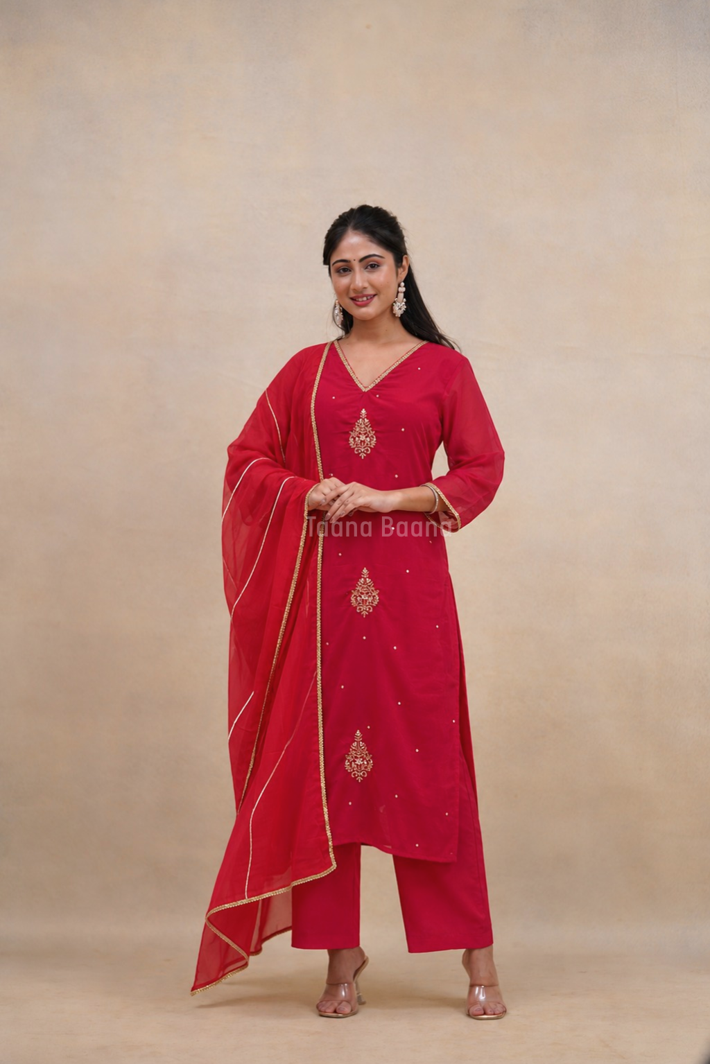 Dupatta Pant Set