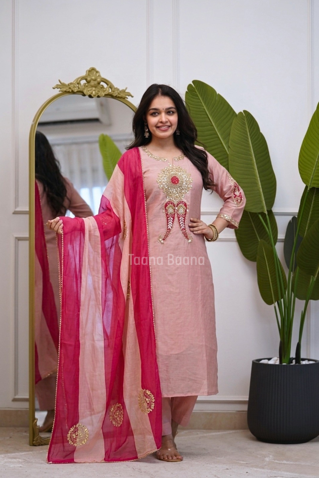 Dupatta Pant Set