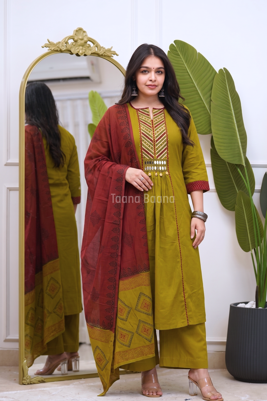 Dupatta Plazo Set