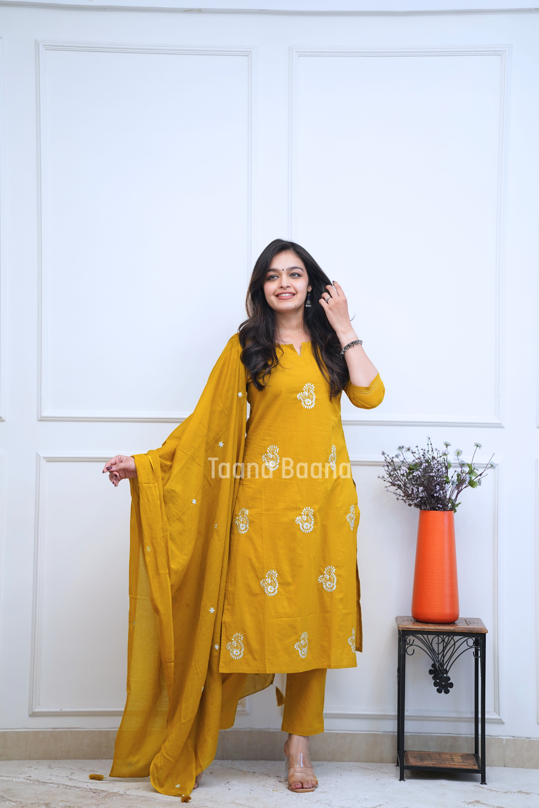 Dupatta Pant Set