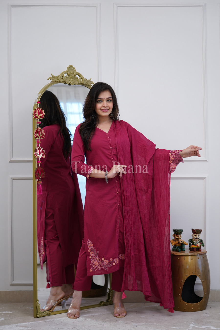 Dupatta Pant Set