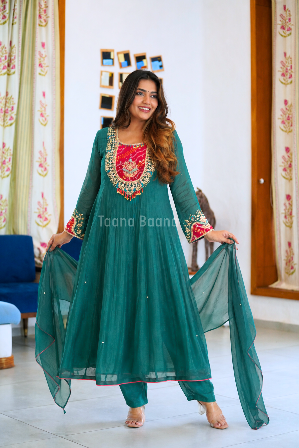 Anarkali Dupatta Suit