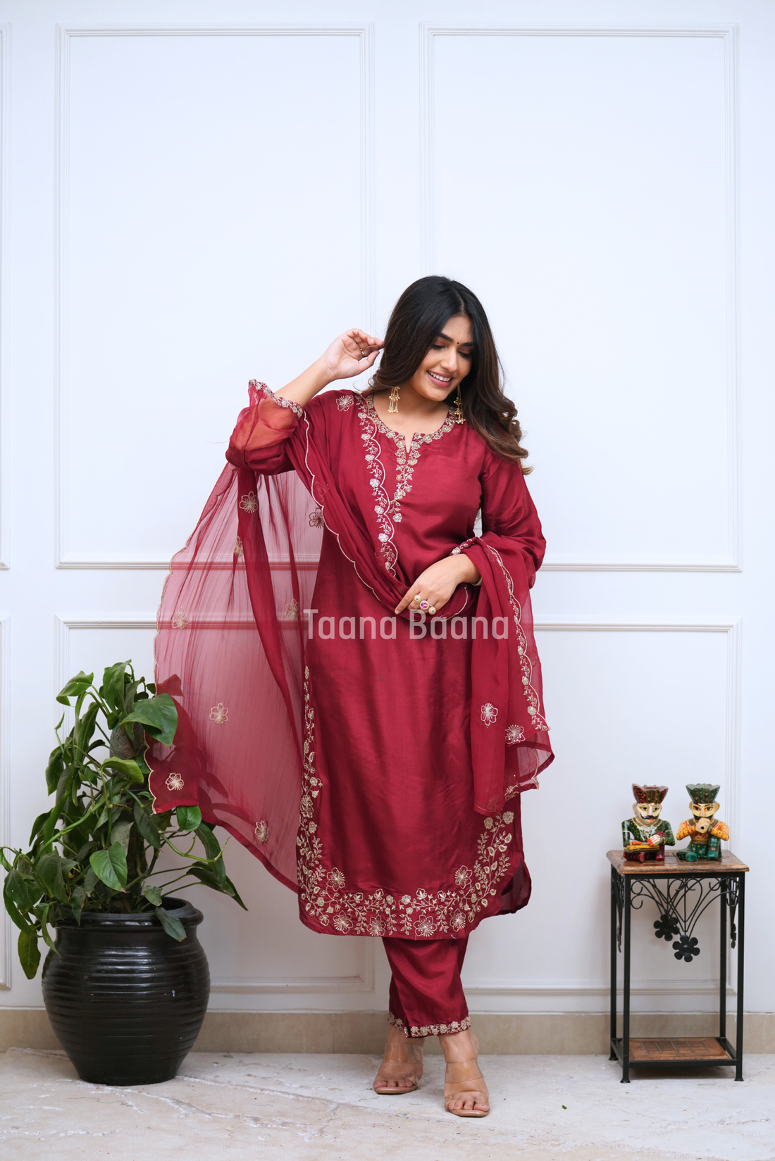 Dupatta Pant Set
