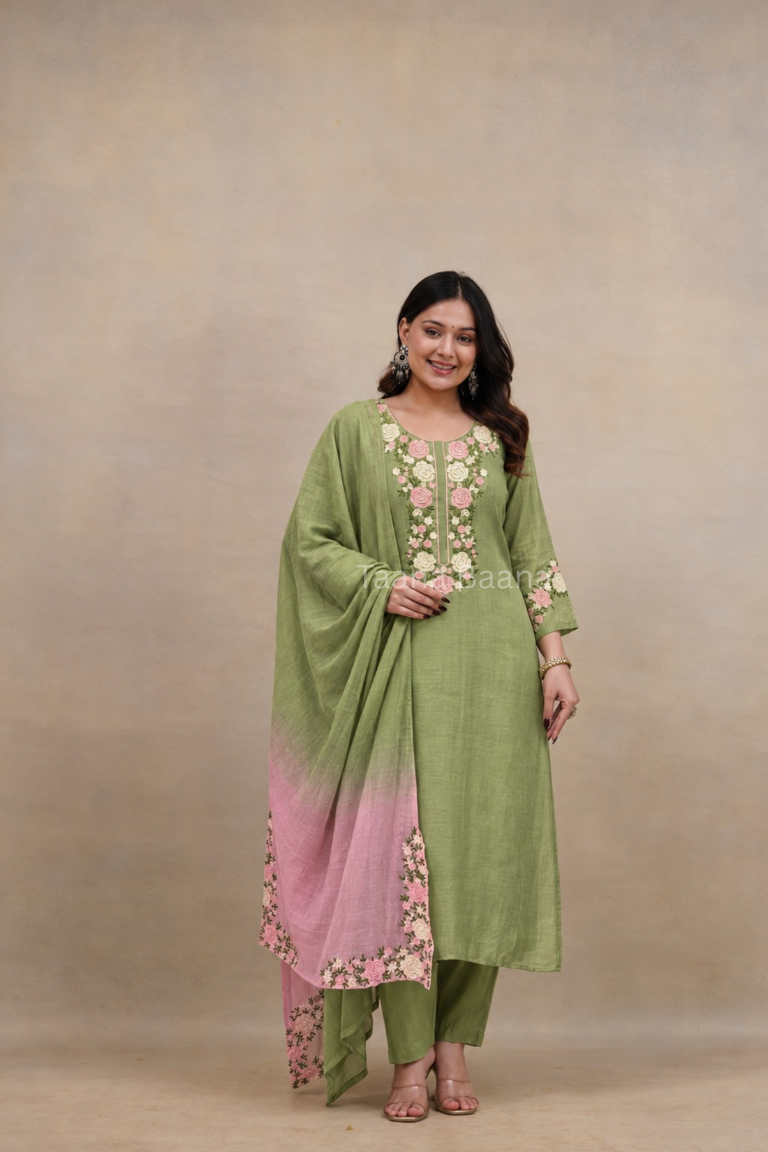 Dupatta Pant Set