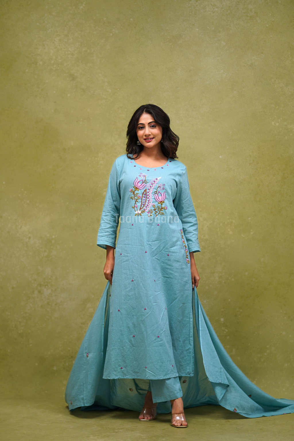 Dupatta Pant Set