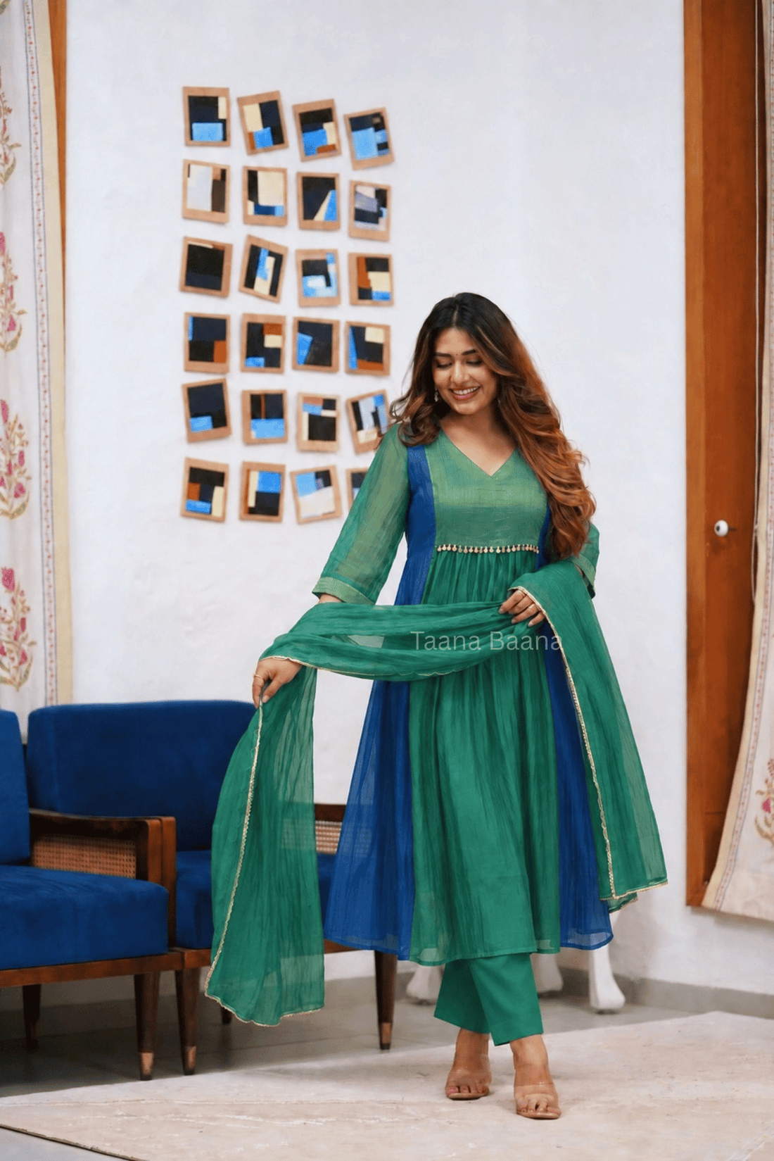Dupatta Pant Set