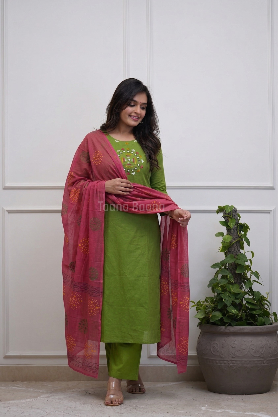 Dupatta Pant Set