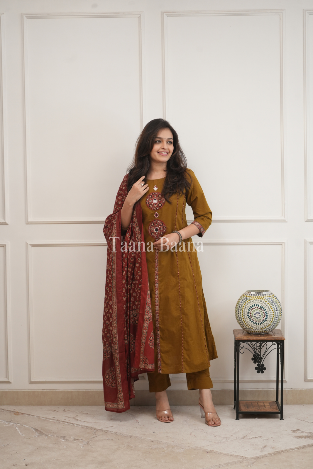 Dupatta Pant Set